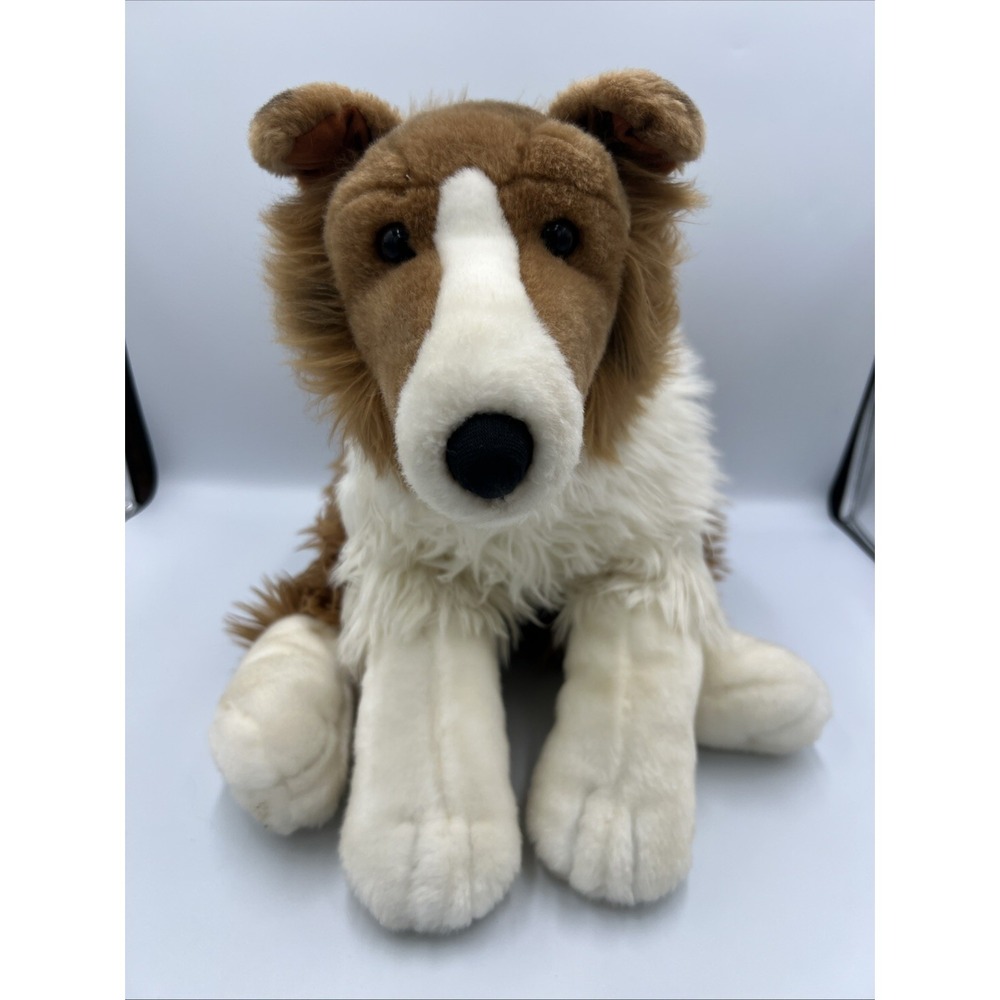 Animal Alley Collie Dog Plush 25" Large Floppy Stuffed Animal Toys R Us 1999